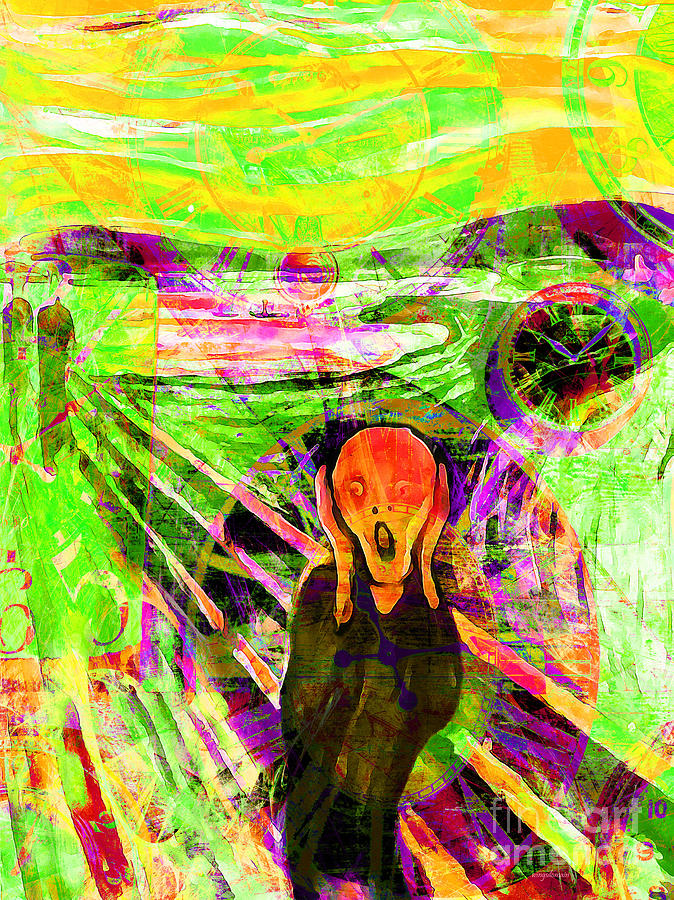 Timeless Art The Scream 20160305 Photograph by Wingsdomain Art and Photography