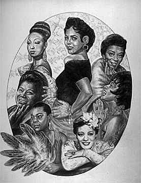 Timeless Divas Painting by Buena Johnson Timeless Divas Painting by Buena Johnson