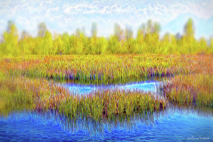 Timeless Lake Day Digital Art by Joel Bruce Wallach