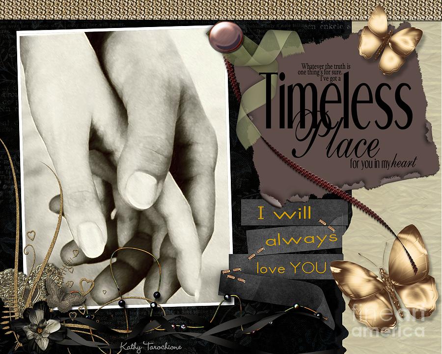Collage Digital Art - Timeless Place by Kathy Tarochione