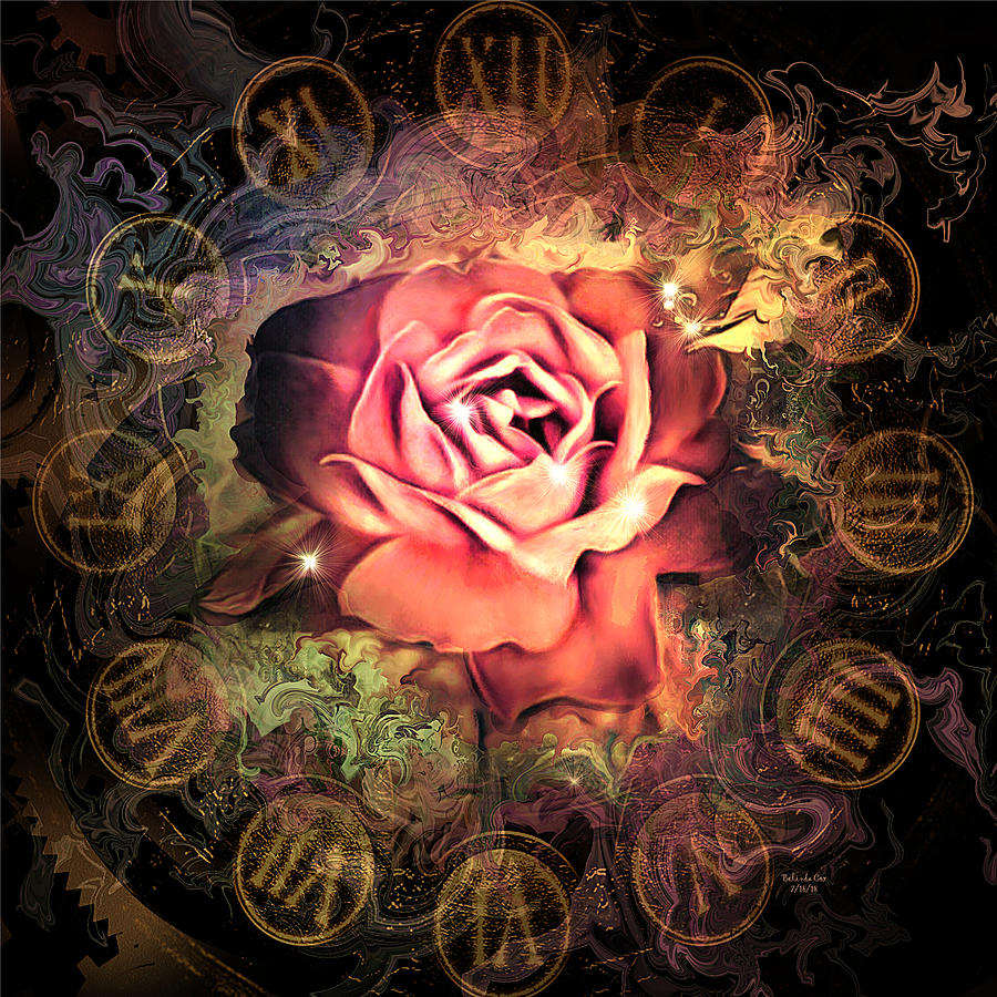 Timeless Rose Digital Art by Artful Oasis