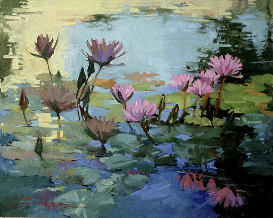 Times Between - water Lilies by Betty Jean Billups Times Between - water Lilies by Betty Jean Billups