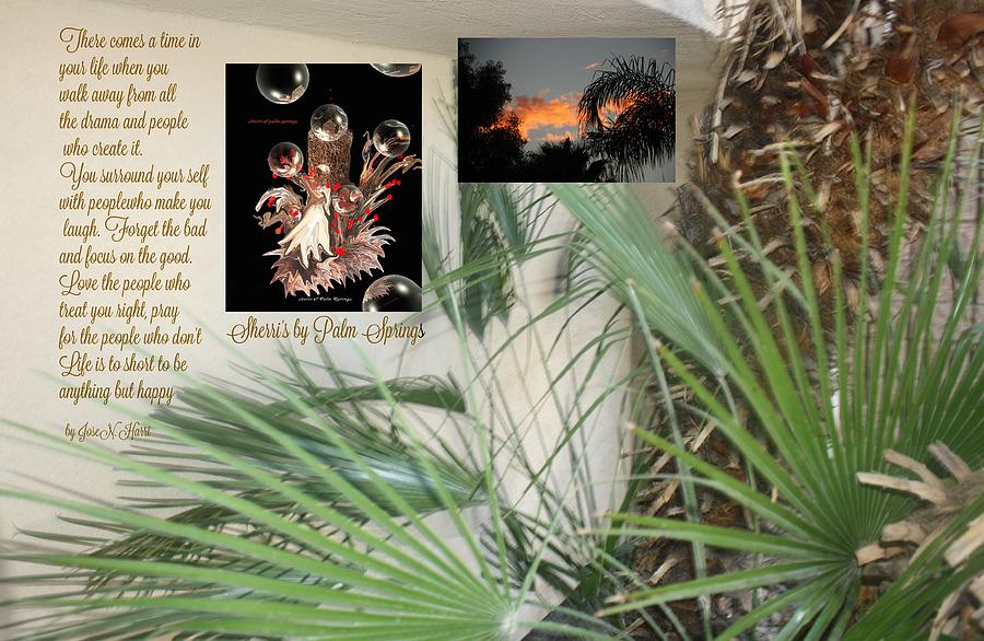 Palm Tree Digital Art - Times Of Our Lives by Sherris - Of Palm Springs Palm Tree Digital Art - Times Of Our Lives by Sherris - Of Palm Springs