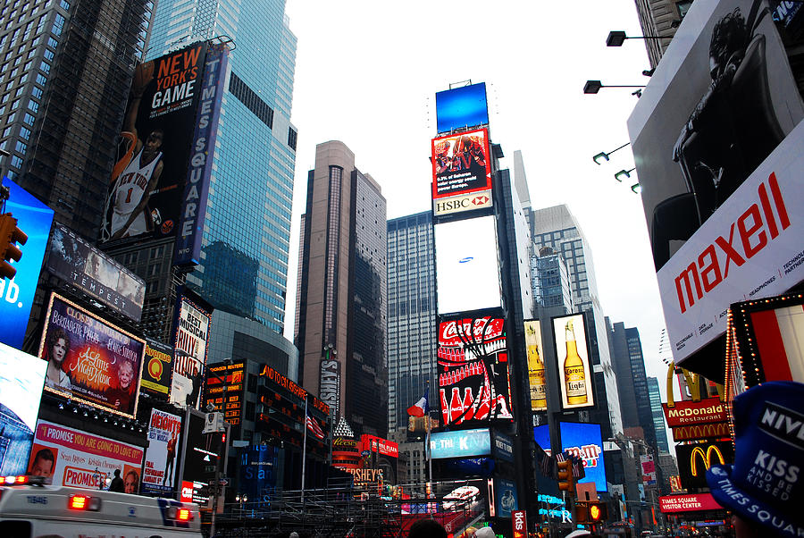 Times Square Photograph by Amanda Vouglas