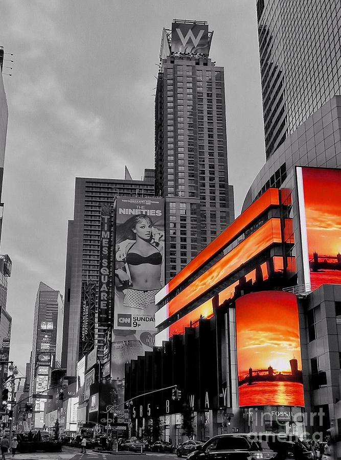Times Square Photograph by Diana Rajala