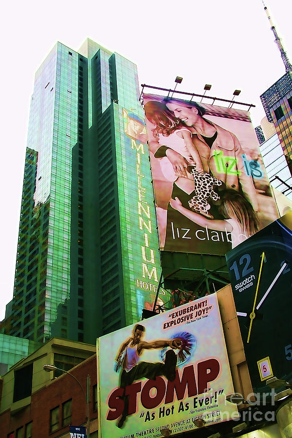 Times Square IV Ad  Photograph by Chuck Kuhn