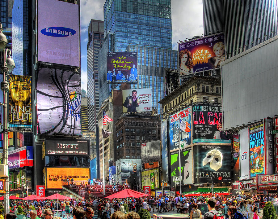 Times Square Photograph - Times Square by Joe Paniccia