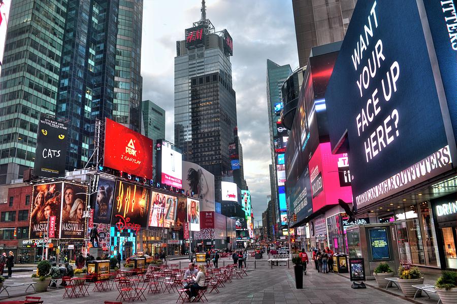Times Square New York City 102 Photograph by Timothy Lowry - Fine Art ...