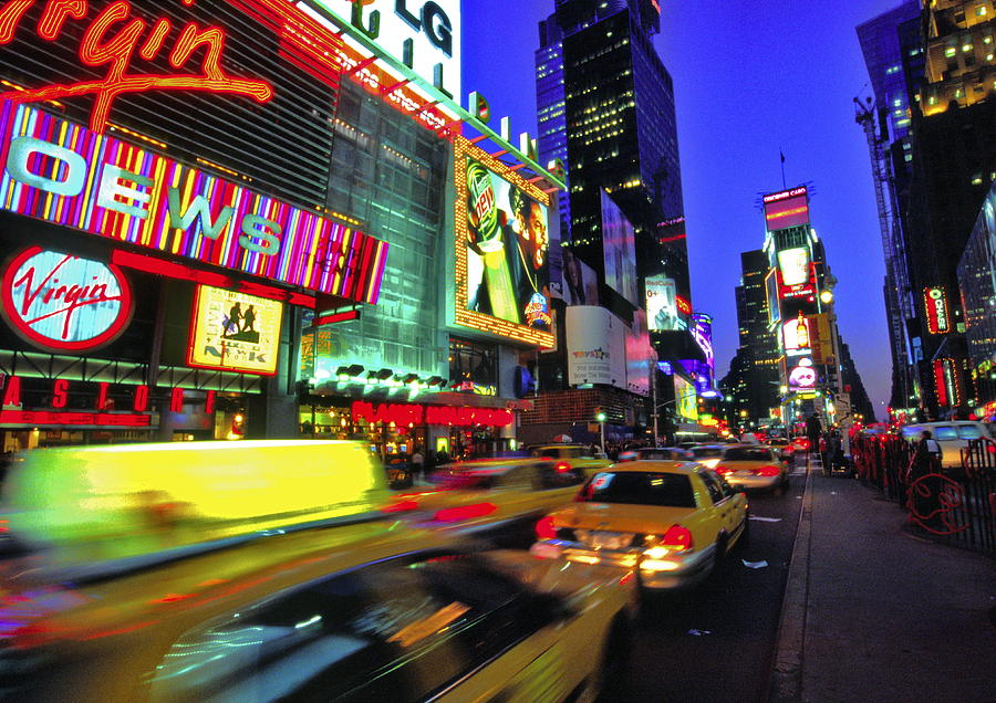 Times Square New York City Photograph by Gary Corbett