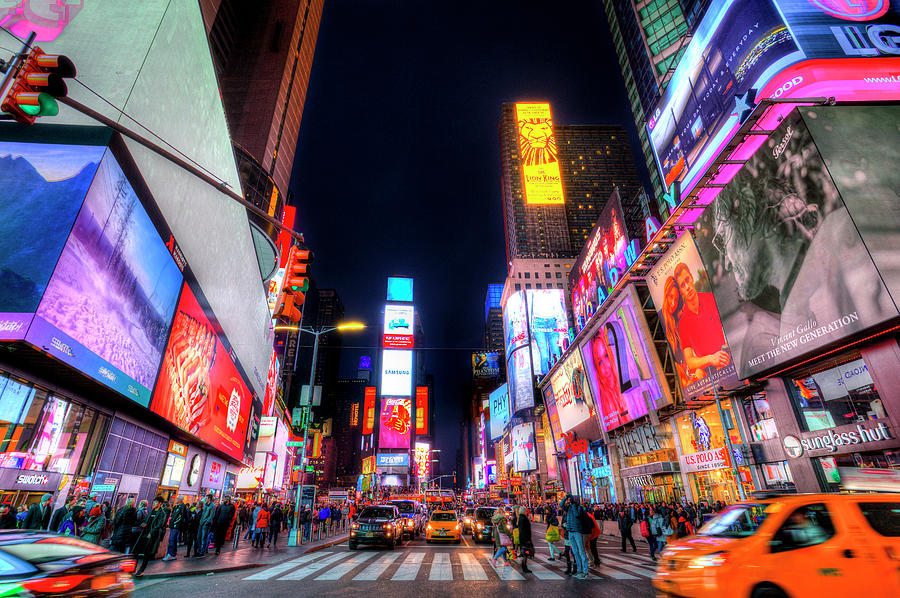 Times Square New York Photograph by David Pyatt