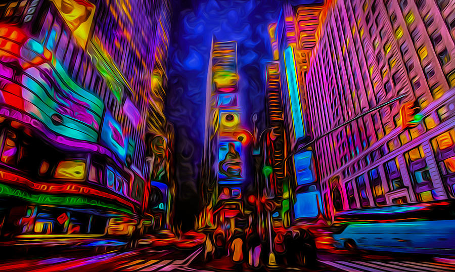 times square psychedelic art ron fleishman