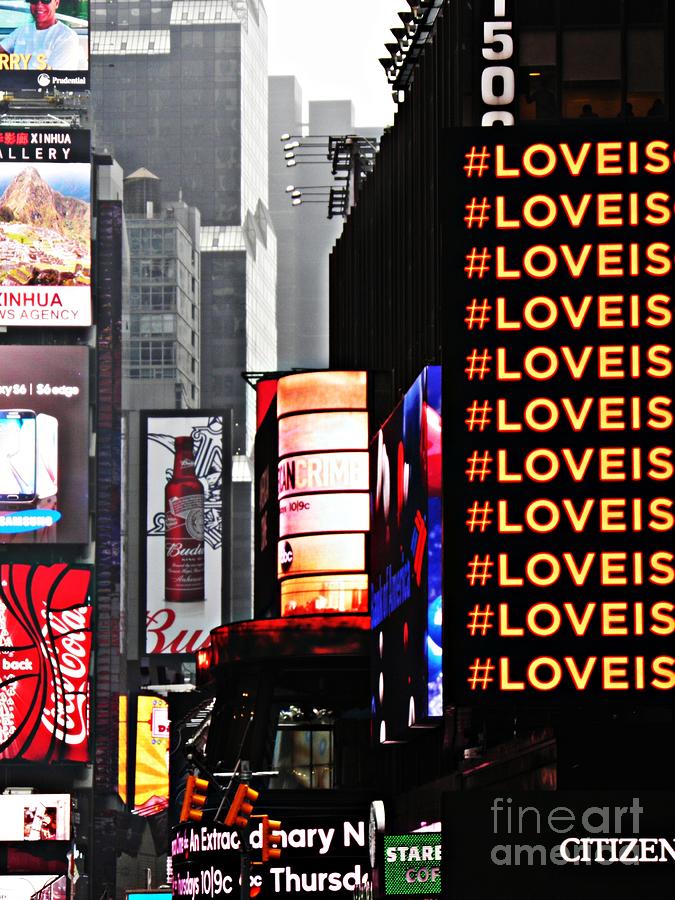 Times Square Photograph by Sarah Loft