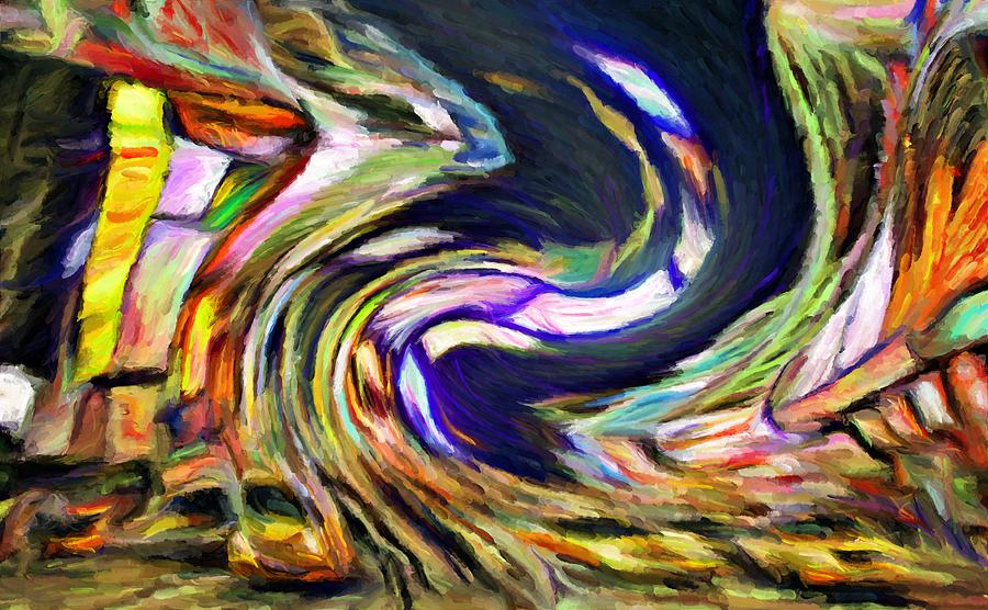 Times Square Swirl Digital Art by Caito Junqueira