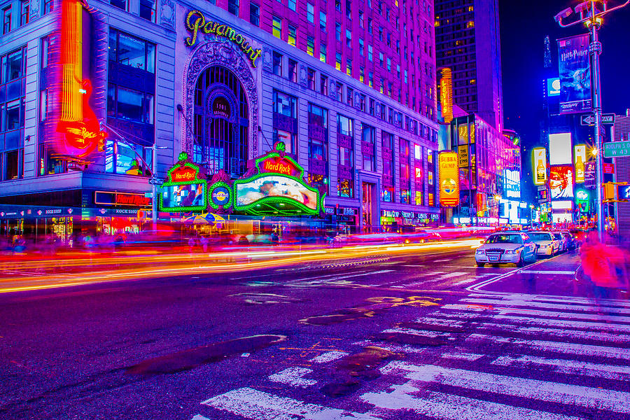 Times Square Ultra Vibrant Photograph by Mark Rogers