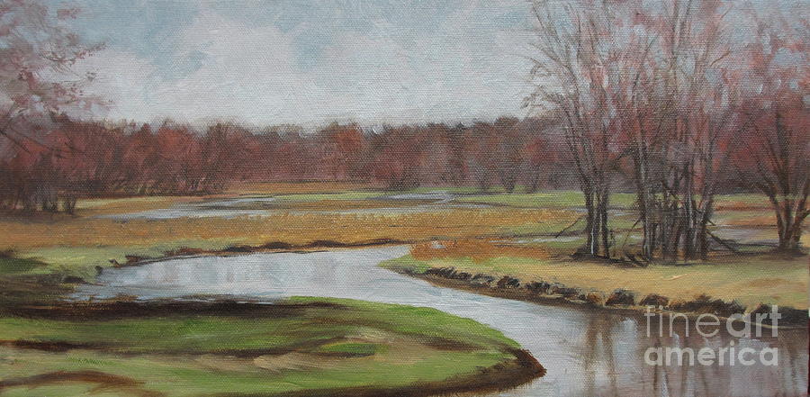 Landscape Painting - Timms Meadow by Sherri Anderson Landscape Painting - Timms Meadow by Sherri Anderson