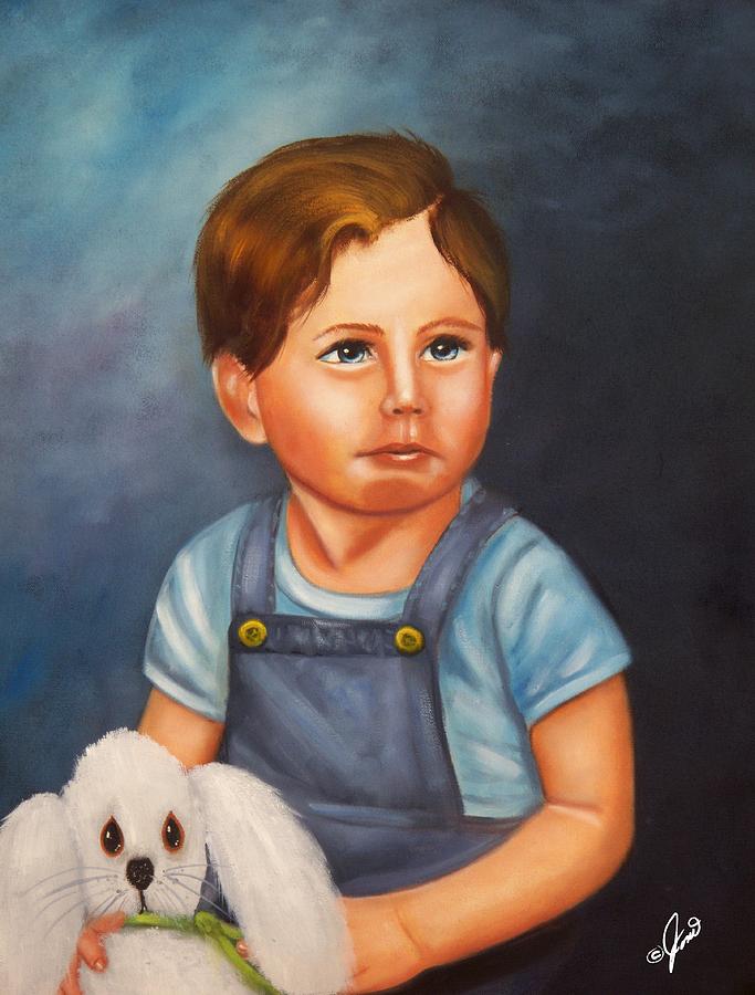 Timmy and Fluffy Painting by Joni McPherson