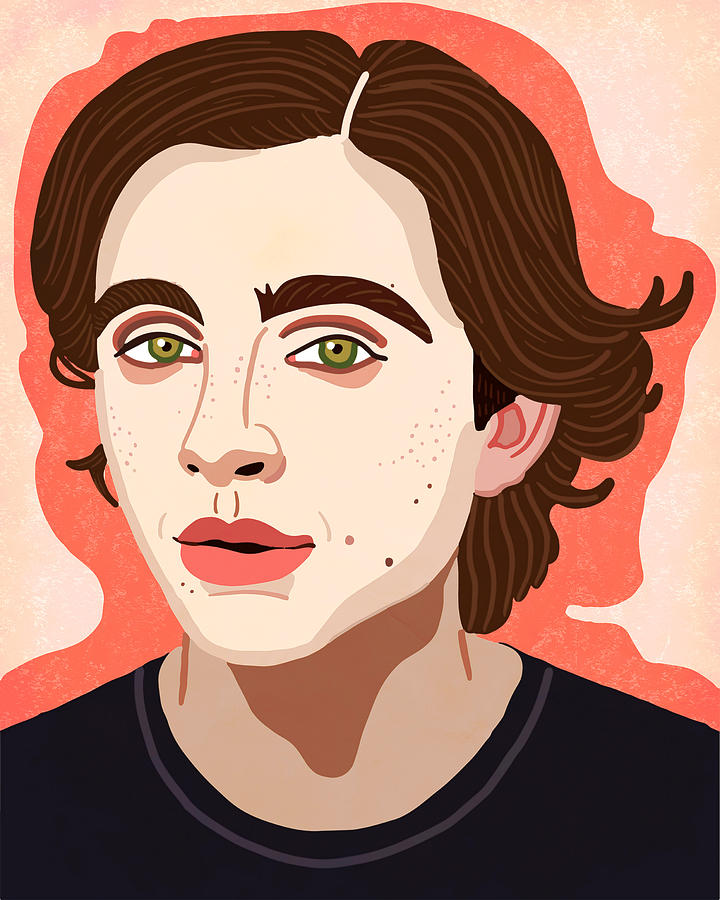 Timothee Chalamet Digital Art by Nicole Wilson - Fine Art America