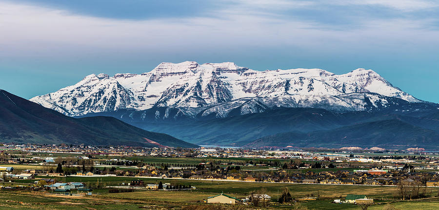 Timpanogos and the Heber Valley 2 Photograph by TL Mair