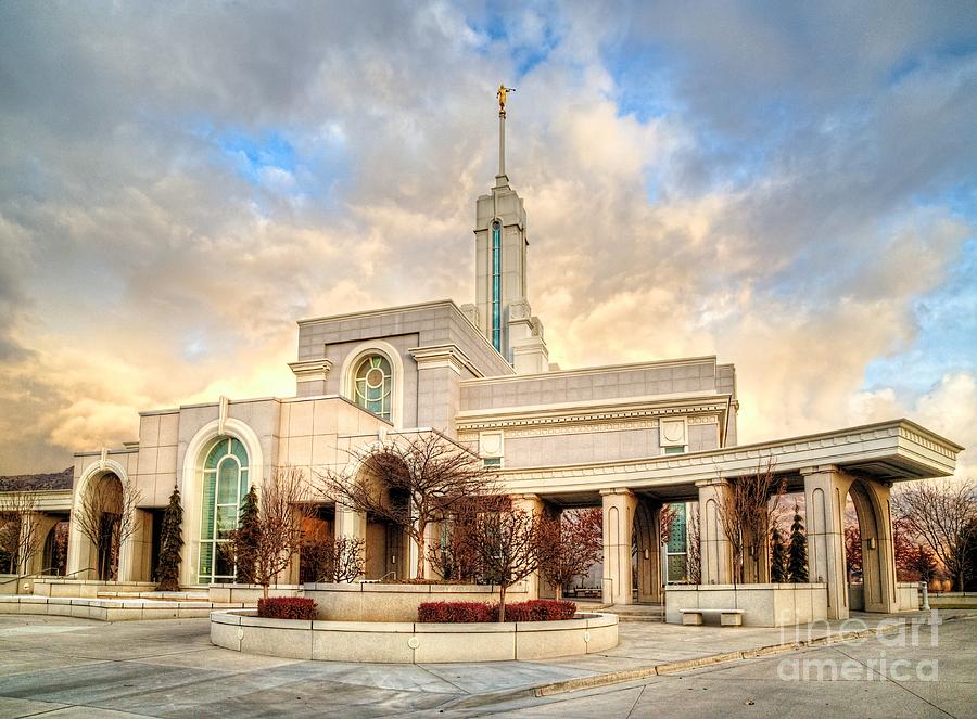 Timpanogos Temple Photograph by Roxie Crouch