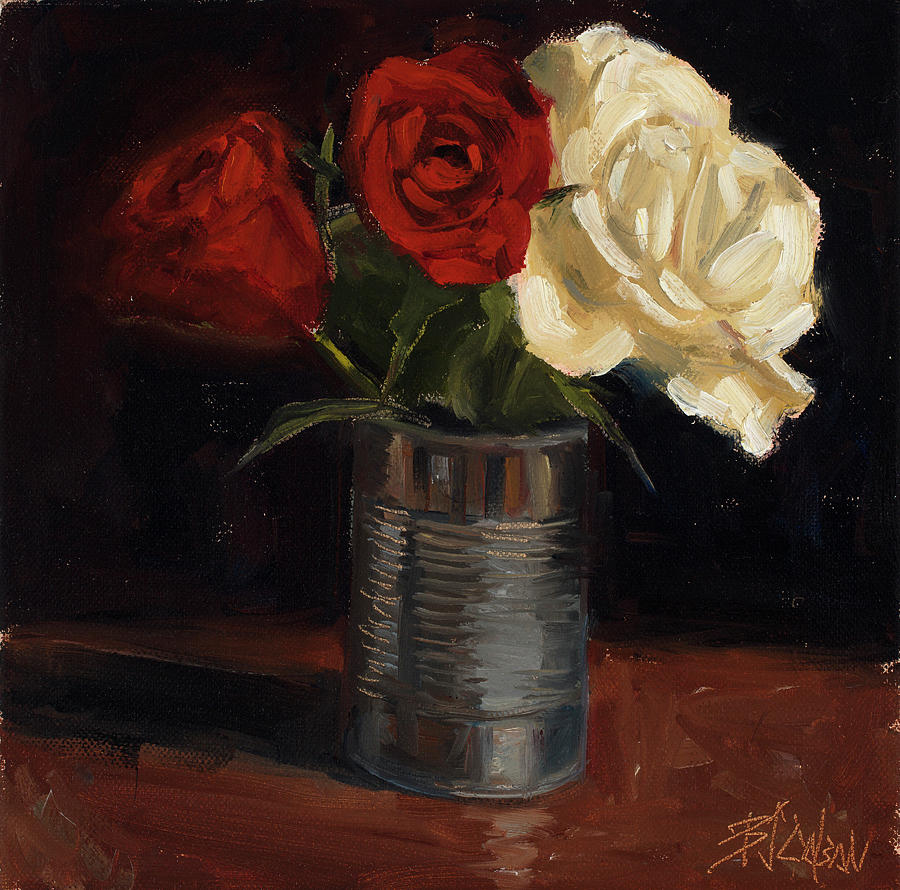 Tin Can Love Painting by Billie Colson