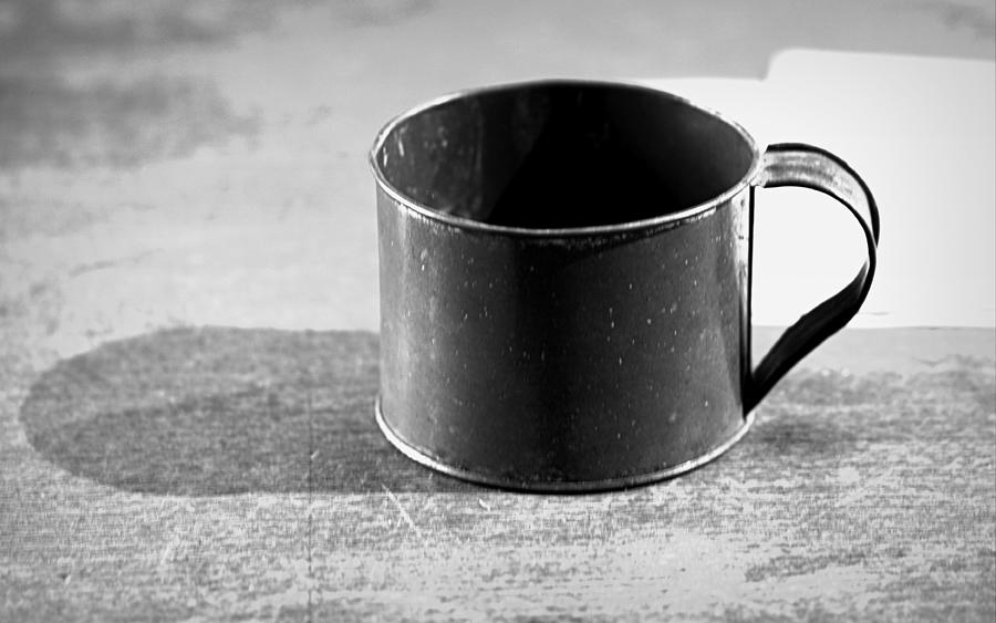 Tin Cup Photograph by Joseph Skompski