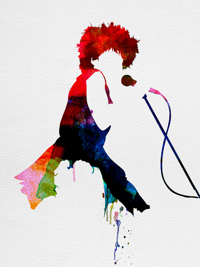 Tina Turner Painting - Tina Watercolor by Naxart Studio