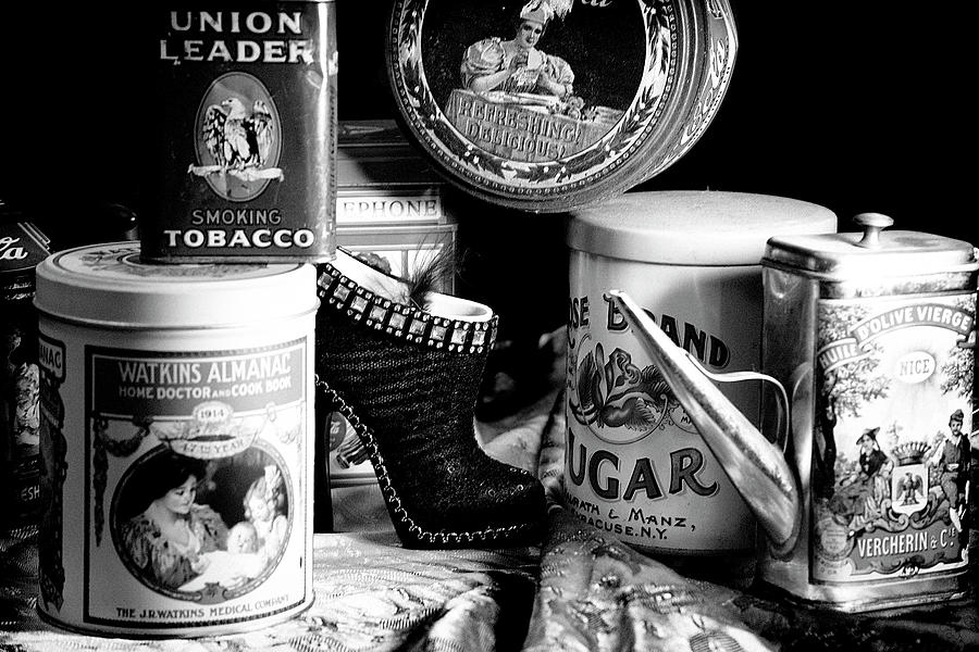 Tins Photograph by Camille Lopez