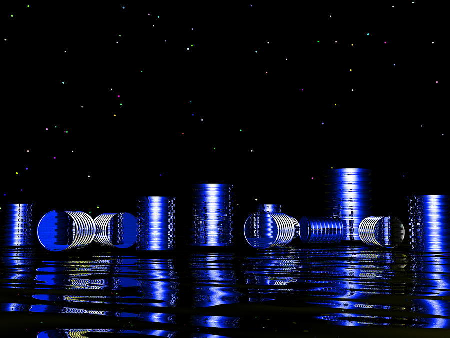 Tins Under The Stars Photograph by Mark Blauhoefer