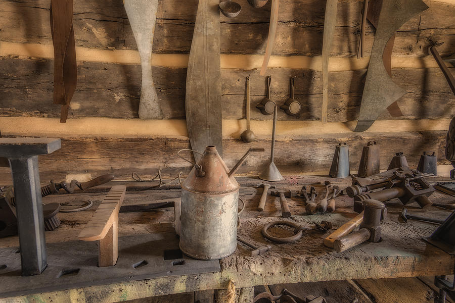 Tinsmith Tools Hermann Farm MO_DSC2820_16 Photograph by Greg Kluempers