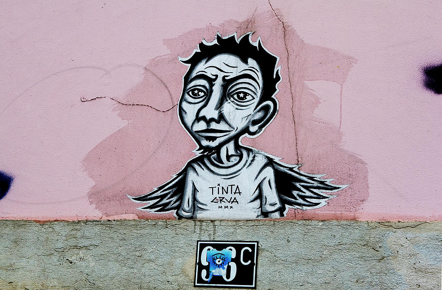 Tinta, Lisboa Street Art Photograph by Lorraine Devon Wilke