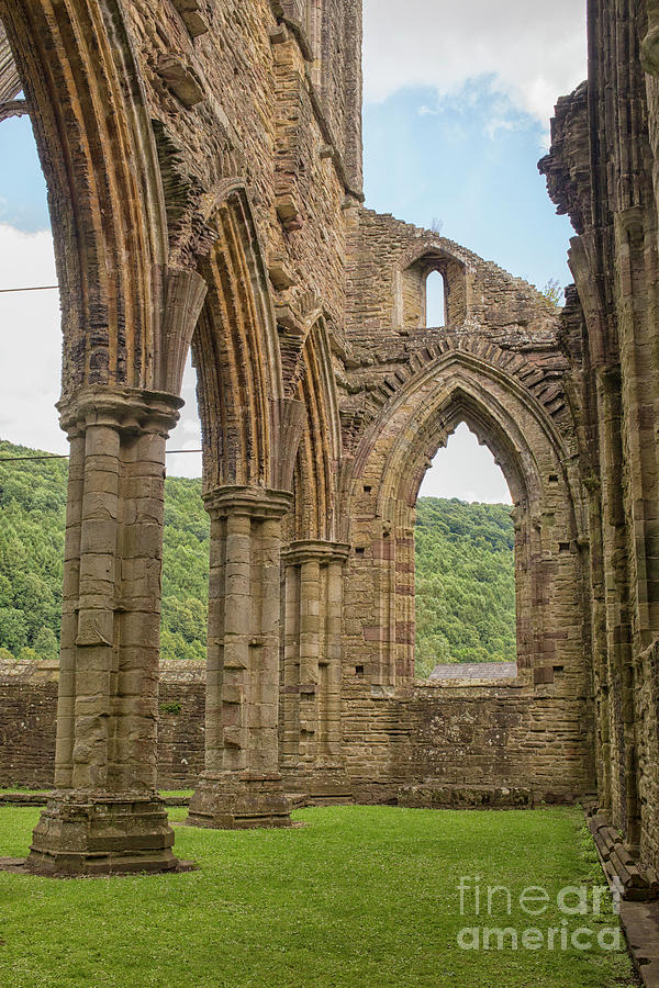 Tintern abbey arches Photograph by Patricia Hofmeester