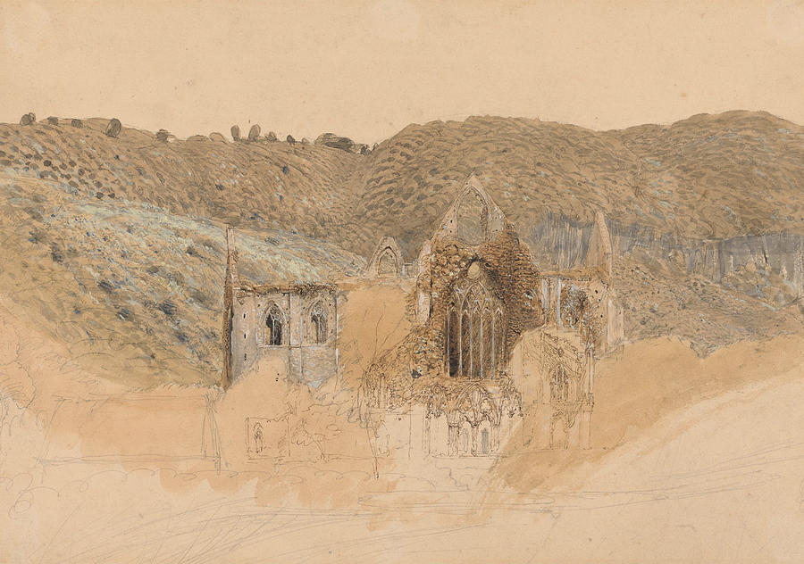 Tintern Abbey Painting by Samuel Palmer