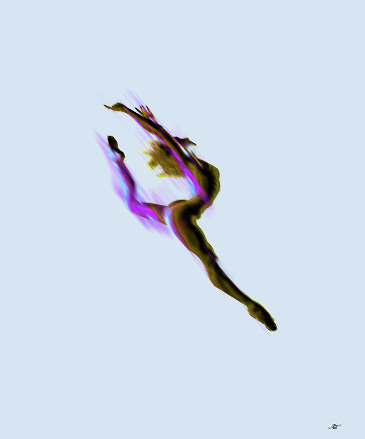 Tiny Dancer Digital manipulated photo With Paint Accents Painting by Tony Rubino