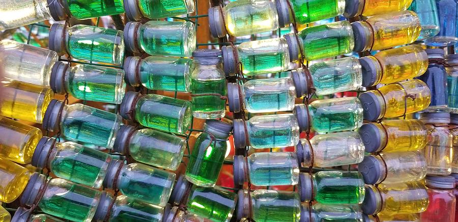 Tiny Glass Jars Photograph by Britten Adams
