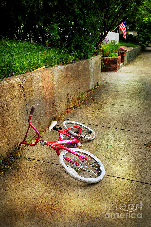 Tiny Malibu Bicycle Photograph by Craig J Satterlee