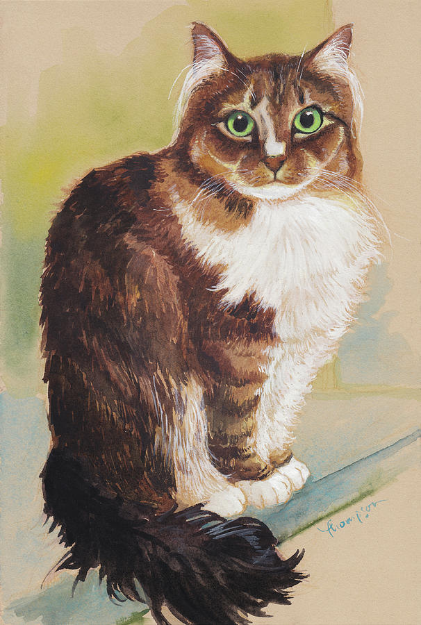 Tiny Tabby Painting by Tracie Thompson - Pixels