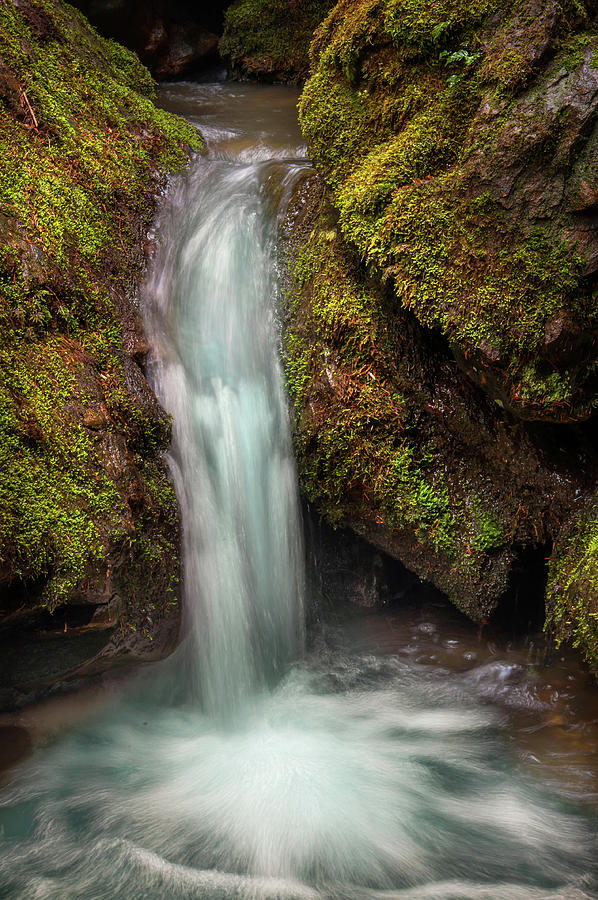 Tiny Waterfall Photograph by Jenny Rainbow
