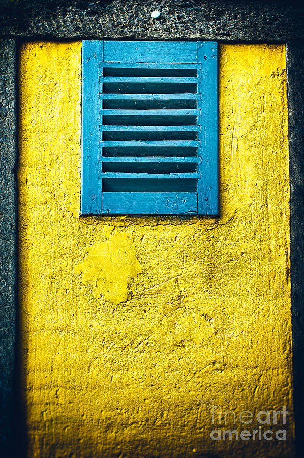 Tiny window with closed shutter Photograph by Silvia Ganora