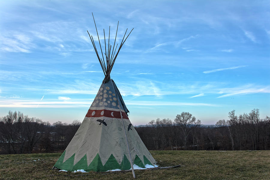 Tipi Dusk Skies Photograph by Angelo Marcialis