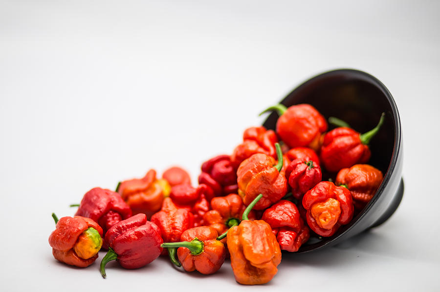 Tipped Over Bowl of Hot Peppers 2 Photograph by Joseph Skalny Tipped Over Bowl of Hot Peppers 2 Photograph by Joseph Skalny