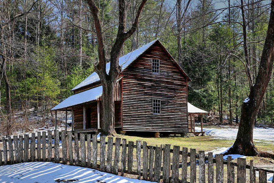 Tipton Cabin Cades Cove In The Great Smoky Mountains National Park Photograph by Carol Montoya