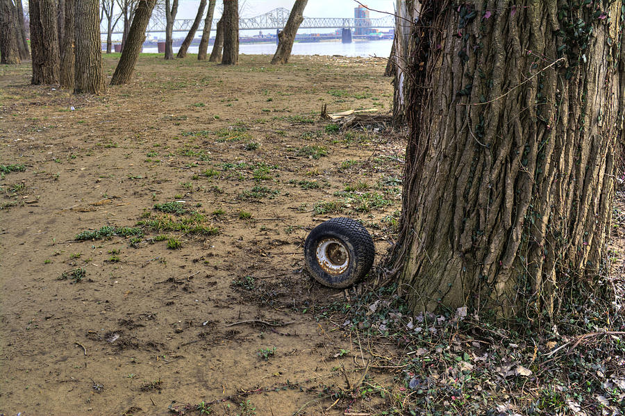 Tire drift on River Banks Photograph by FineArtRoyal Joshua Mimbs
