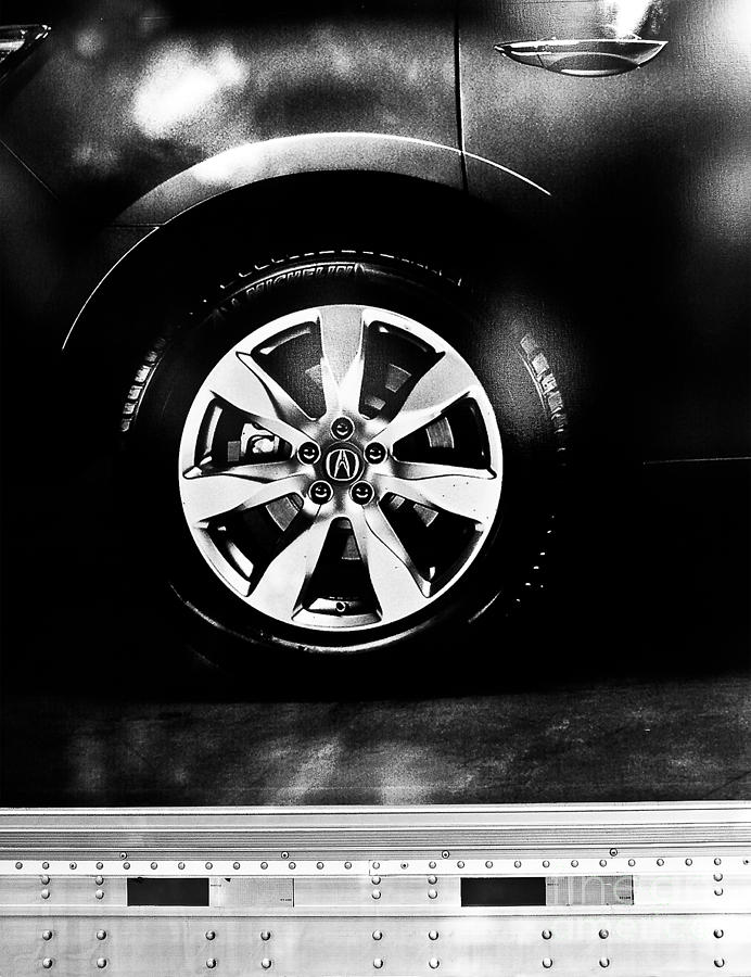 Tire Under the Noonlight Photograph by Fei A