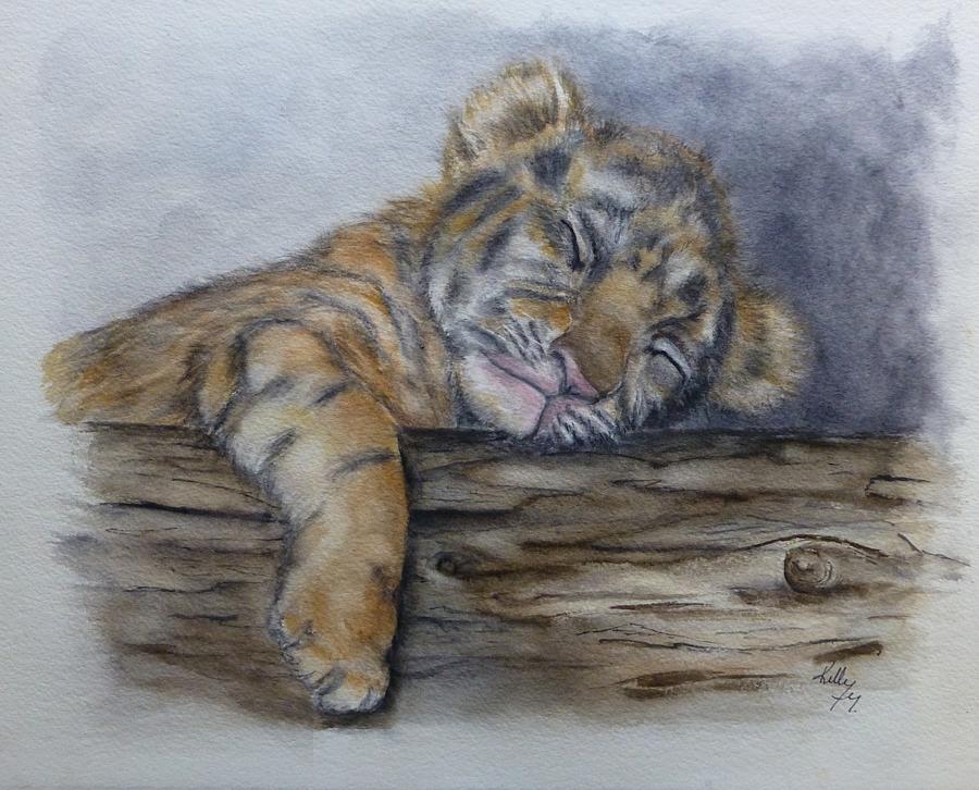 Shhh Tiger Cub is Sleeping by Kelly Mills Shhh Tiger Cub is Sleeping by Kelly Mills