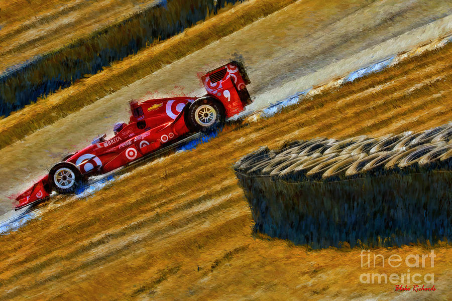 Tires To Indy Cars Scott Dixon  Photograph by Blake Richards