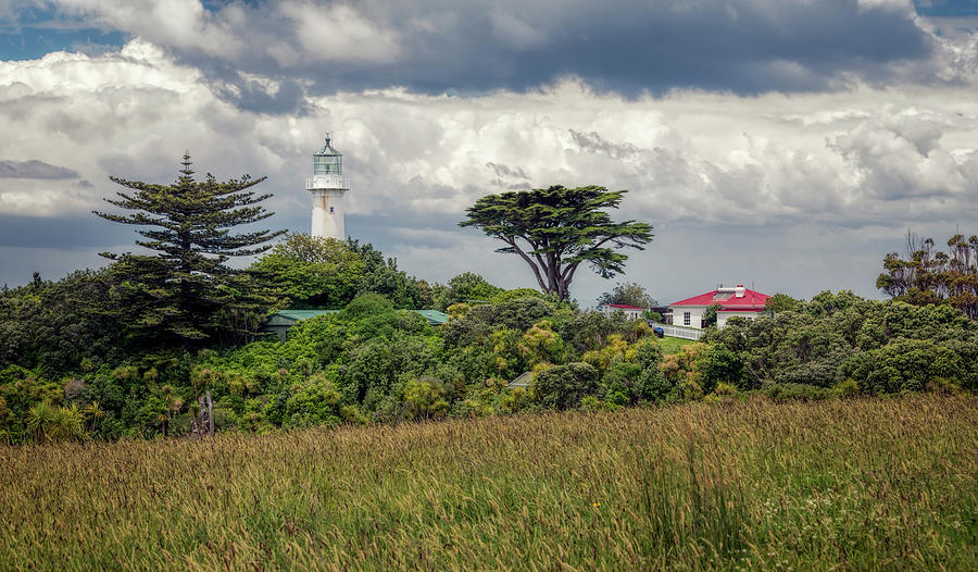 Lighthouse Photograph - Tiritiri Matangi Lighthouse New Zealand by Joan Carroll