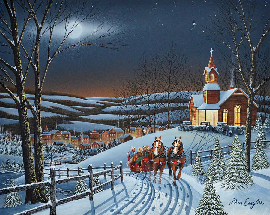Tis the Season Painting by Don Engler - Fine Art America