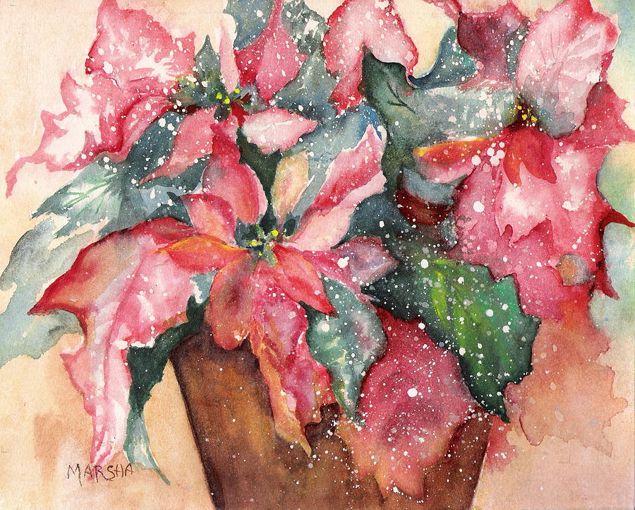 Tis the Season Painting by Marsha Woods