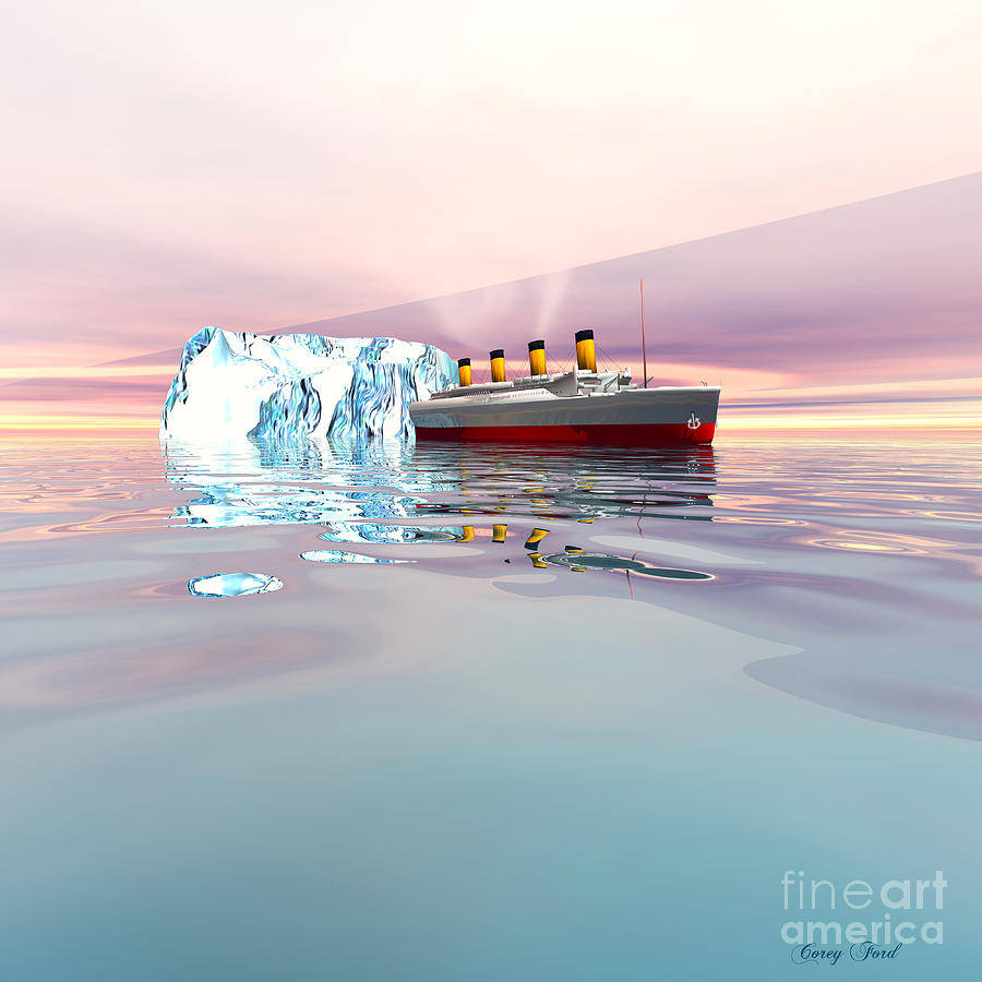 Titanic 2 Painting by Corey Ford