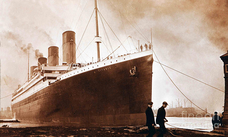 Titanic Propellers Photograph - Titanic by Jon Neidert